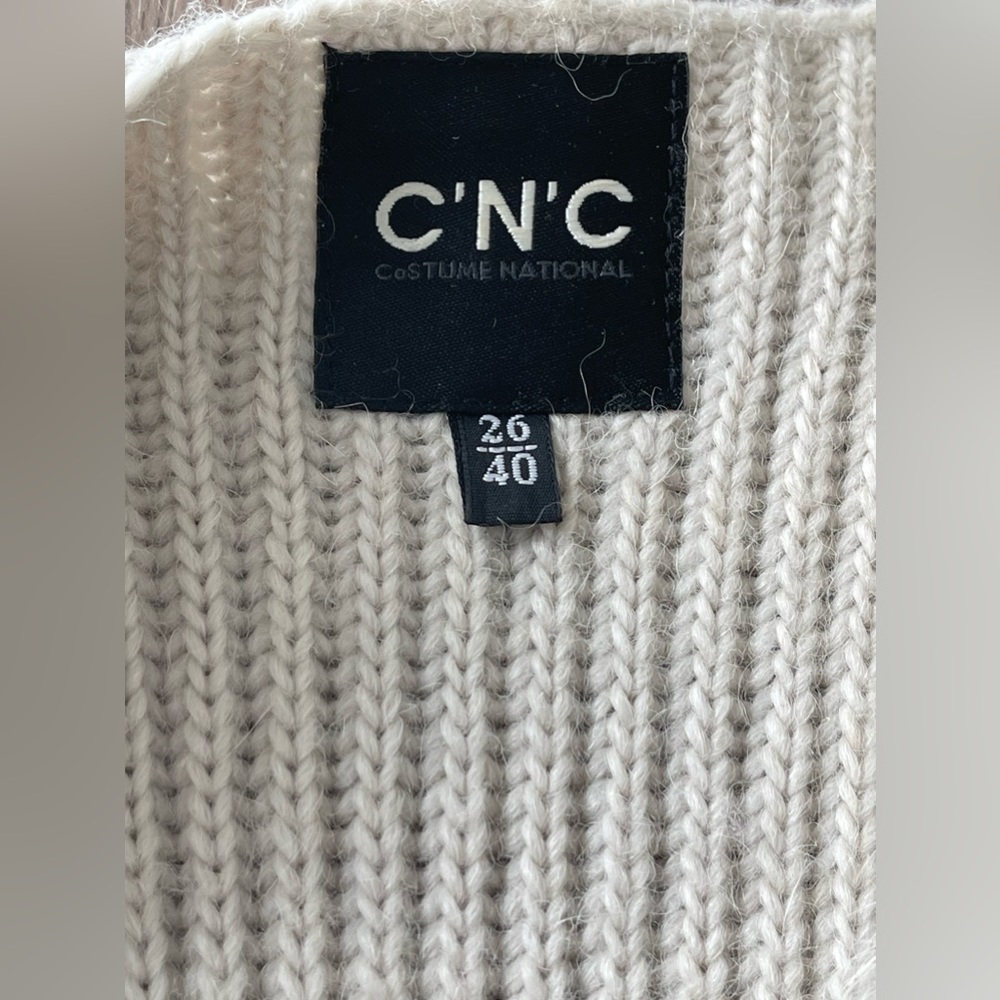 C’N’C Wool Knitted and Fur Vest - Picture 6 of 9